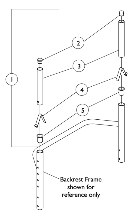 Back Canes w/o Push Handle