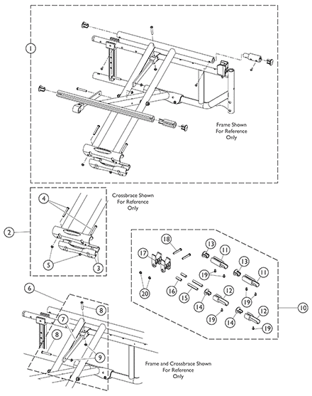 Crossbrace Assembly - Myon Active HD (20-24