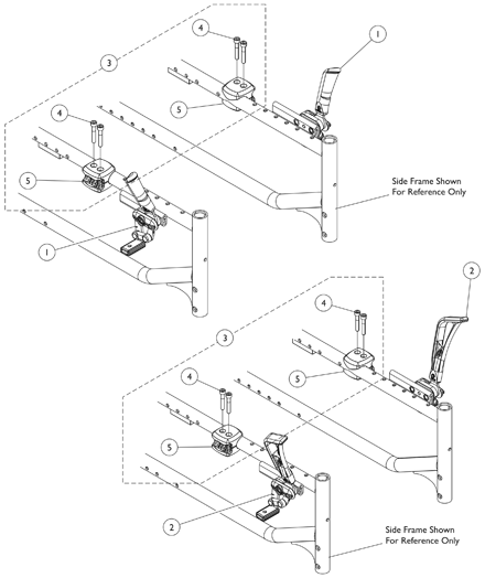 Wheel Locks - Push to Lock and Push to Lock Extended