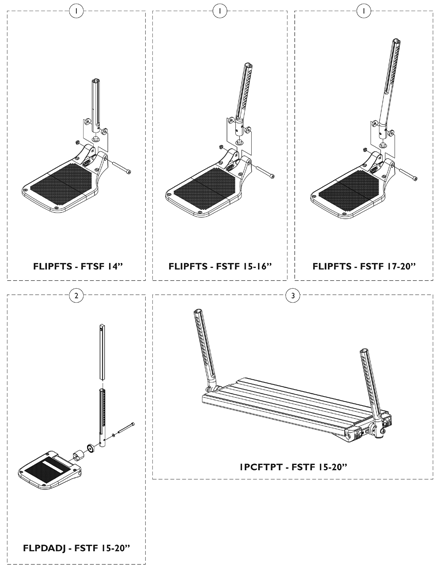 Footplates - Myon Active - Heavy Duty