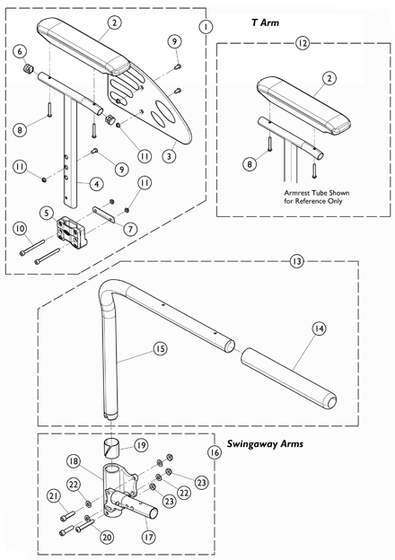 Arms - T Style and Swingaway