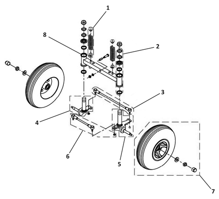 Front Wheel and Steering - Four Wheeler