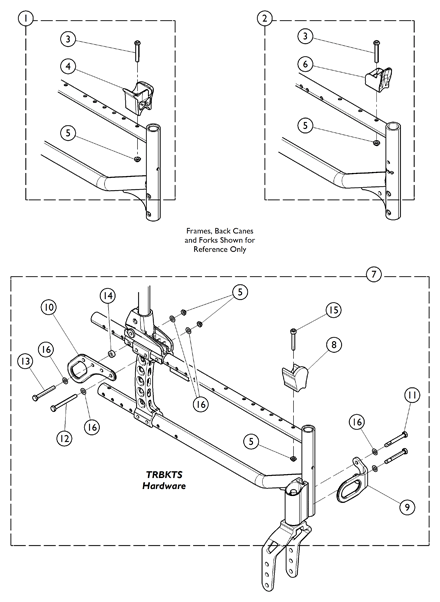 Frame with Hardware