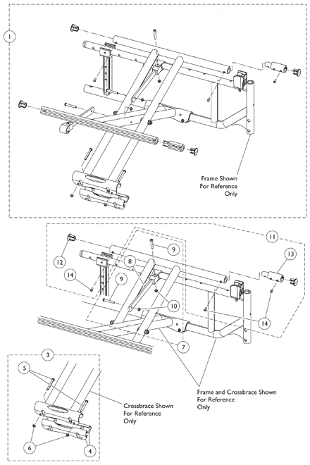 Crossbrace Assembly - Myon Active HD (20-24