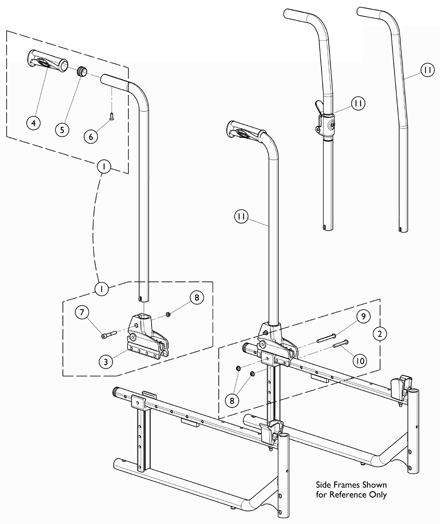 Back Canes - Adjustable Angle w/ Backbrace