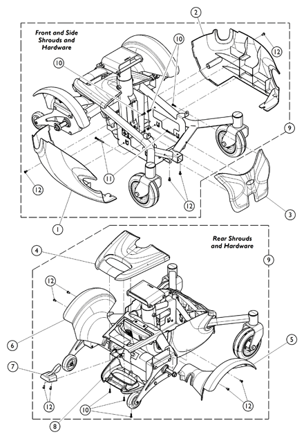 Shrouds and Hardware