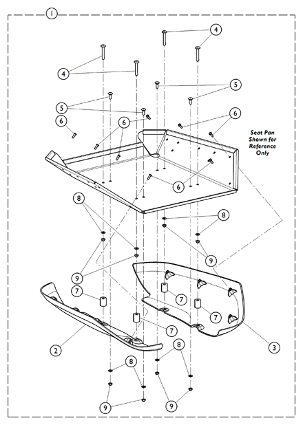 Seat Pan Hardware (20