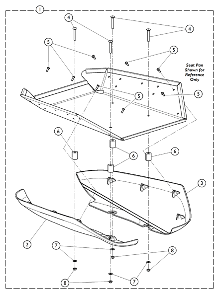 Seat Pan Hardware (18