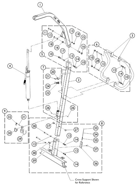 ILIFTHM - Hydraulic Lift - Mast / Boom Assembly