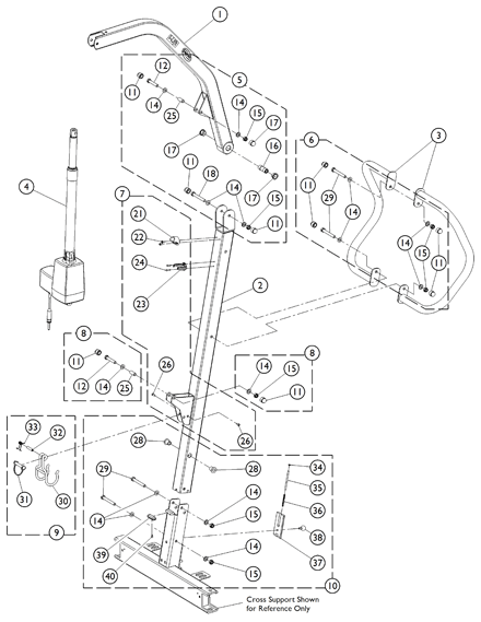 ILIFTEM - Manual Lift - Mast / Boom Assembly