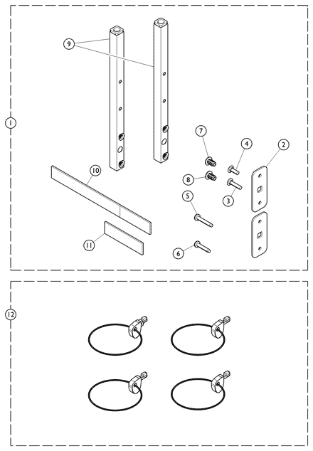 Headboard and Footboard Hardware