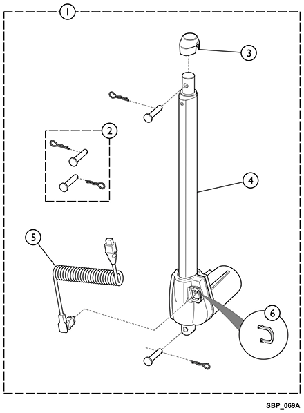 Motor, Bed End Lifting