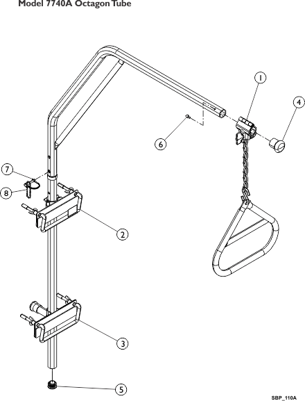 Offset Trapeze Bar - 7740A