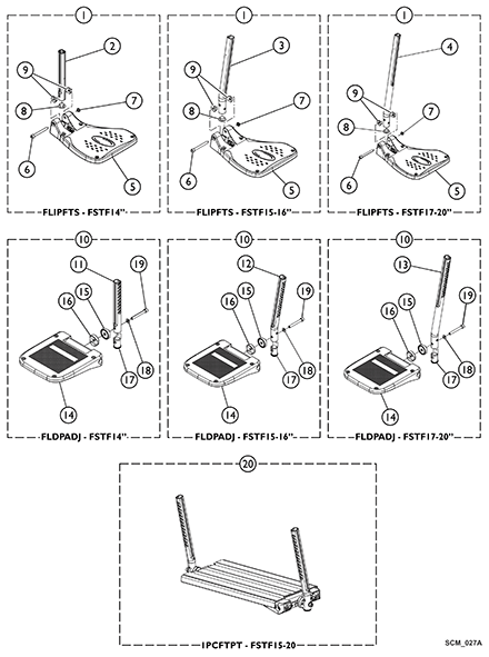 Footplates - Myon Active - Heavy Duty