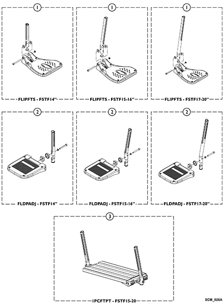 Footplates - Myon and Myon Active - Standard