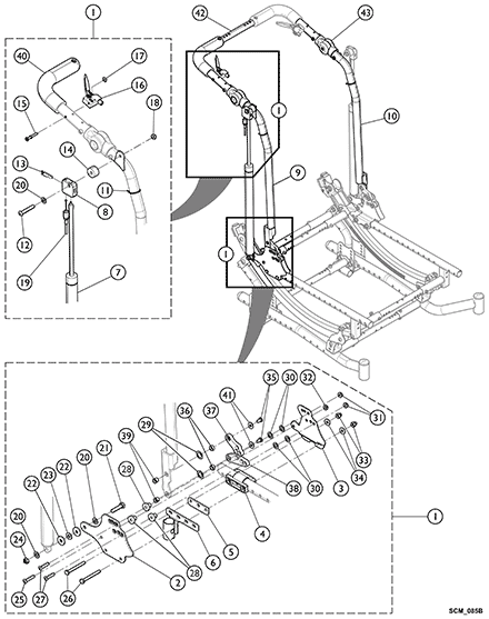 Recliner - Low Shear - Retro-Fit Kit w/o Upholstery