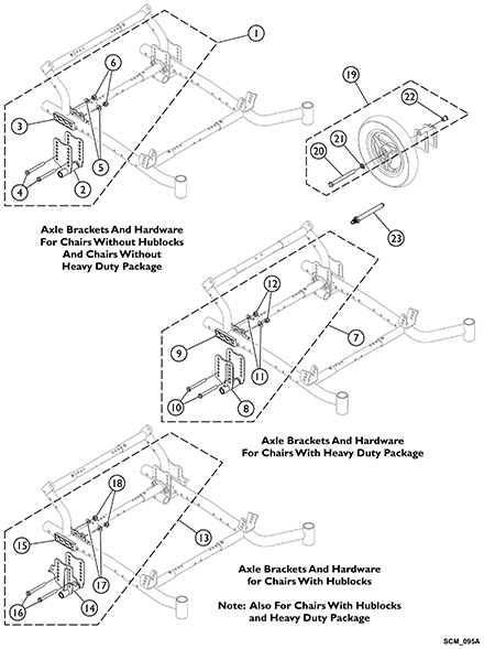 Axles - Axle Mounting Brackets and Hardware