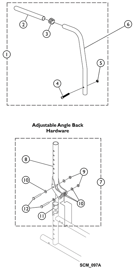 Back Canes and Adjustable Angle Back Hardware