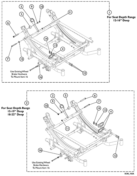 Transport Bracket Hardware for TRBKTS Option