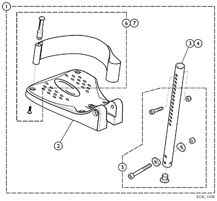 Footrest - Fixed - Fixed Frame