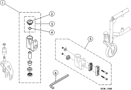 Fork Support, Swing Away Frame