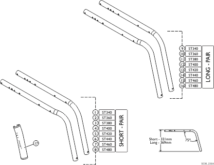 Frame - Adducted (75 degree)