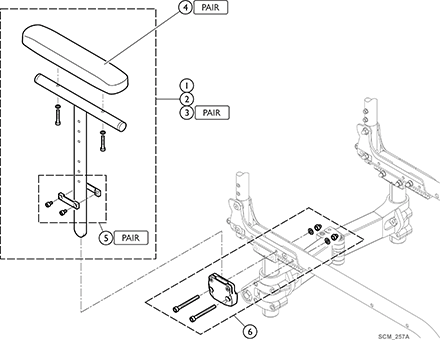 Siderests - Adjustable Arm