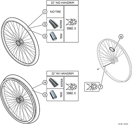 Rear Wheels - 22 Inch Wheels