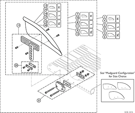 Siderest - Removable Mudguards