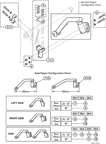 Options and Accessories - Anti-Tipper