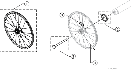 Rear Wheels - Hub Brake Wheel