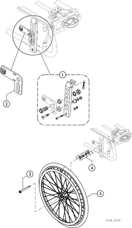 Wheels - Rear - Supports - Twion