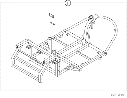 Front Frame 3-Wheel - Metro