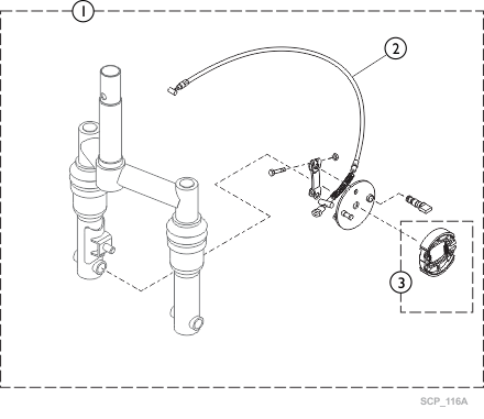 Front Brake 3-Wheel - Metro