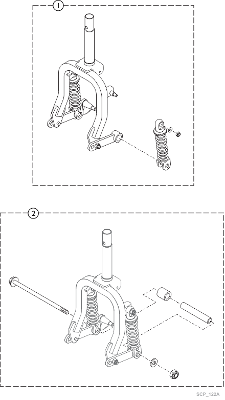 Front Fork 3-Wheel - Pro