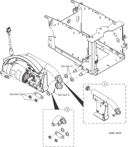 Walking Beam, Lower Pivot Link and Mounting Hardware