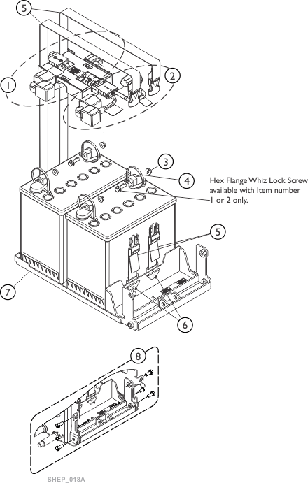 Battery Tray Assembly - 22NF Batteries