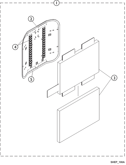 Back, Conventional without Mounting Hardware