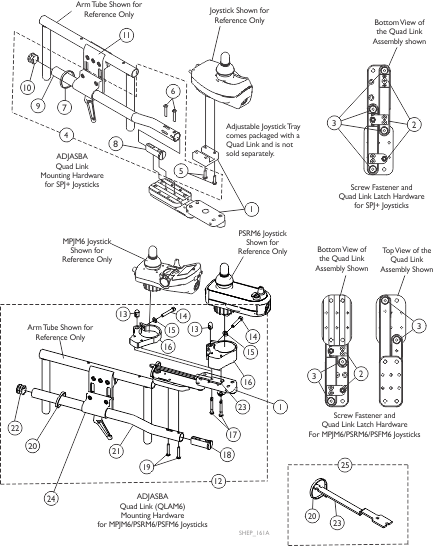 Quad Link (QLM6) - ADJASBA Seats