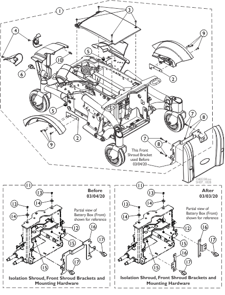 Shrouds Mounting Hardware