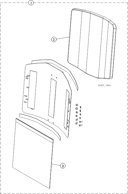 Ultra Low Maxx - Rehab Back Assembly