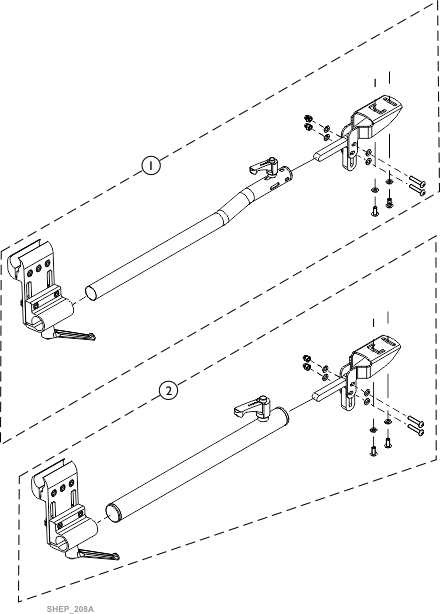 Joystick Tubes, Offset and Short