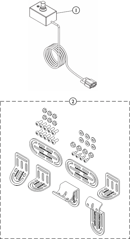 4-Way Toggle Switch (FWTM) and Mounting Hardware