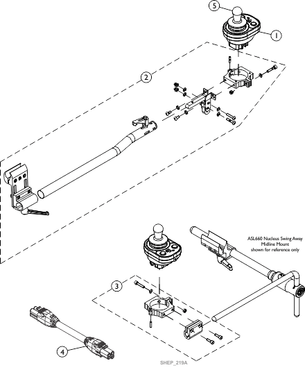 LiNX DLX-CR400 Compact Remote (CREM) and Mounting Hardware