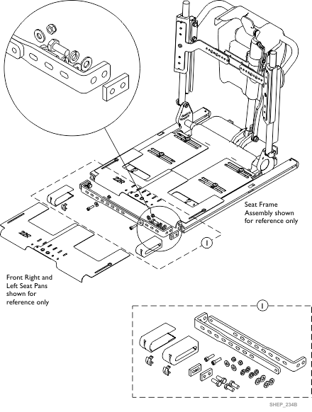 Independent Front Rigging Cross Brace Assembly