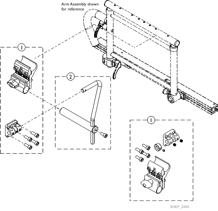 Elbow Block Bar and Clamp Assembly (MASL/ MASR)