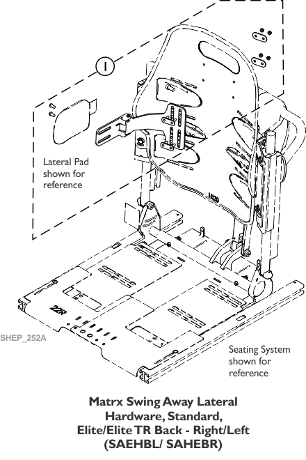 Matrx Swing Away Lateral Hardware