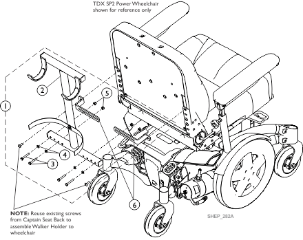 Accessories - Walker Holder Assembly - CSWH