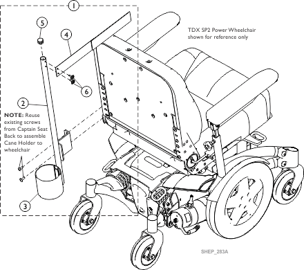 Crutch and Cane Holder - CSCC