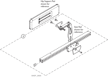 Hip Support, Quick Release Hardware